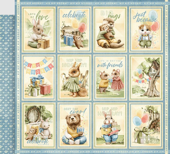 Graphic 45 12x12 Collection Pack- Hip Hip Hooray!