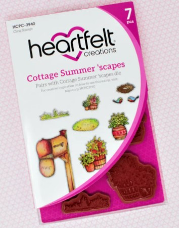 Bundle- Heartfelt Creations Cottage Summer 'scapes Stamp & Die Set