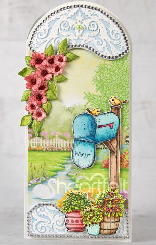 Bundle- Heartfelt Creations Cottage Summer 'scapes Stamp & Die Set