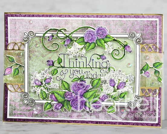 Heartfelt Creations Stylish Rose Frame Stamp & Die Bundle