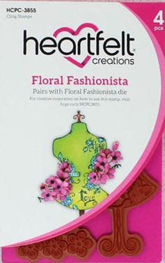 Bundle- Heartfelt Creations Floral Fashionista Stamp & Die Set