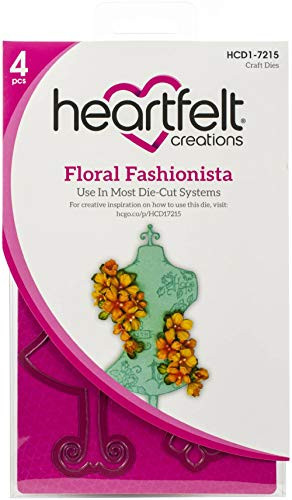 Bundle- Heartfelt Creations Floral Fashionista Stamp & Die Set