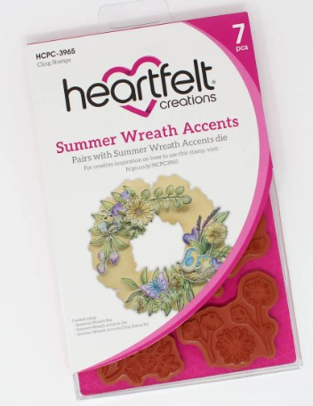 Bundle- Heartfelt Creations Summer Wreath Accents Stamp & Die Set