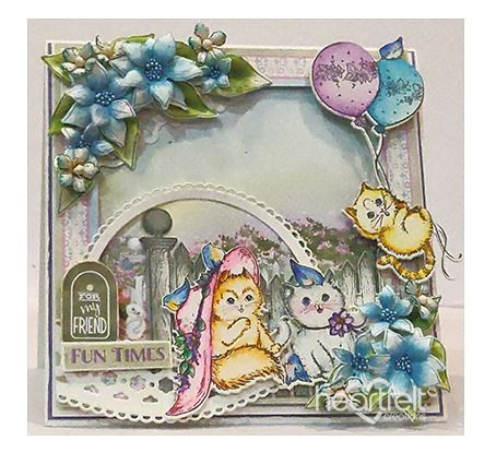 Bundle- Heartfelt Creations Purr-fect Playdate Stamp & Die Set