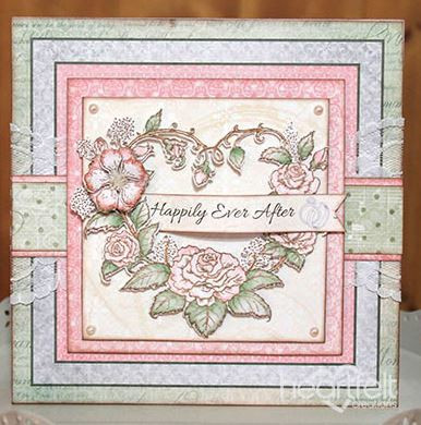 Bundle- Heartfelt Creations Classic Wedding Roses Stamp & Die Set