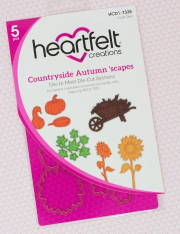 Bundle- Heartfelt Creations Countryside Autumn 'scape Stamp & Die Set