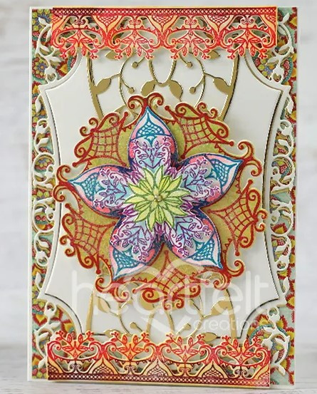 Bundle- Heartfelt Creations Bursting Bloom Mosaics Stamp & Die Set