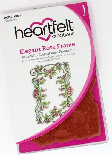 Heartfelt Creations Elegant Rose Frame Stamp & Die Bundle