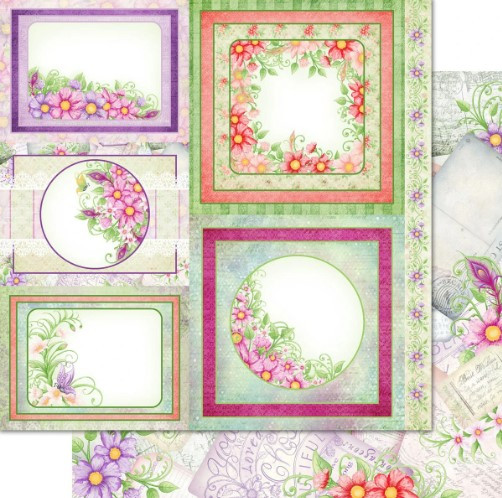 Heartfelt Creations - Feathery Florals Paper Collection *NOTE
