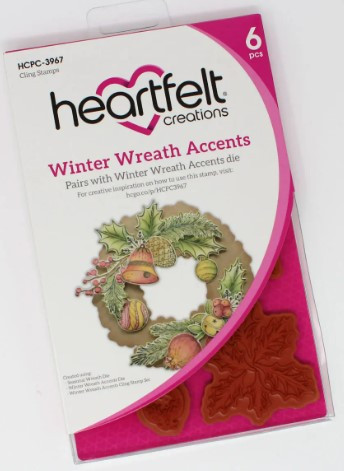 Heartfelt Creations Seasonal Wreath Collection Bundle Includes Paper Pad, 4 dies, and 3 stamps (No Pink Bag)