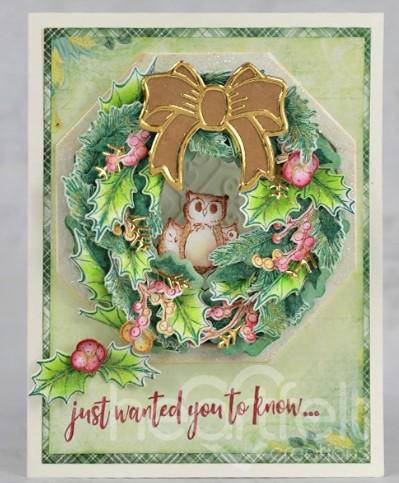 Heartfelt Creations Seasonal Wreath Collection Bundle Includes Paper Pad, 4 dies, and 3 stamps (No Pink Bag)