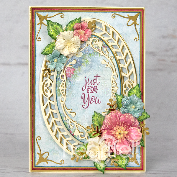 Heartfelt Creations Simply Classic Oval Frame Cutting Dies 7382