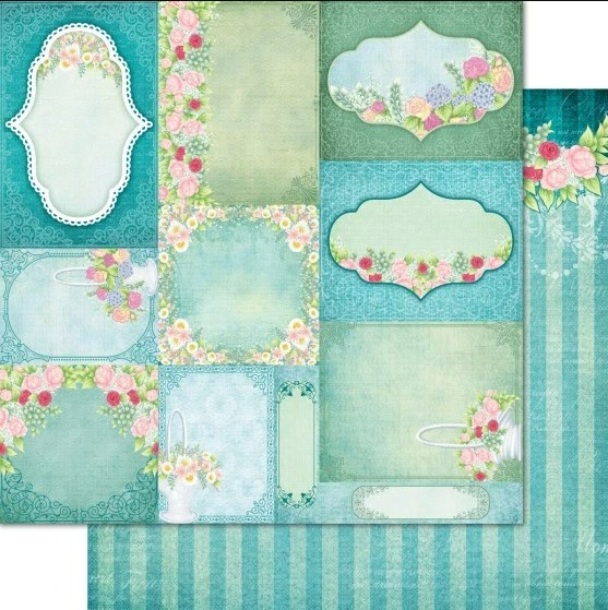 Heartfelt Creations- Floral Basket 12x12 Paper Collection