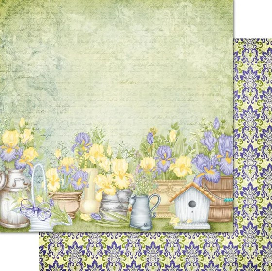 Heartfelt Creations Iris Garden Paper Collection