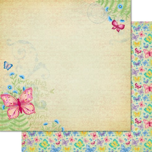 Heartfelt Creations Paper Collection- Floral Butterfly Collection