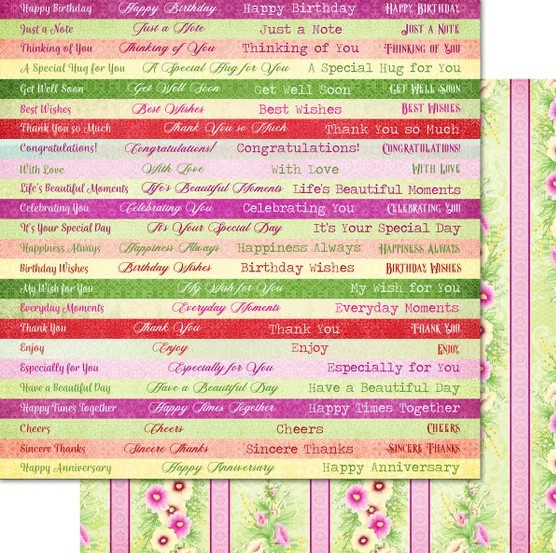 Heartfelt Creations- Hollyhock Garden 12x12 Paper Collection