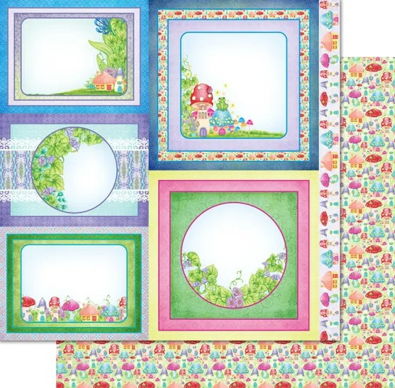 Heartfelt Creations- Mushroom Cottage 12x12 Paper Collection