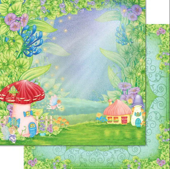 Heartfelt Creations- Mushroom Cottage 12x12 Paper Collection