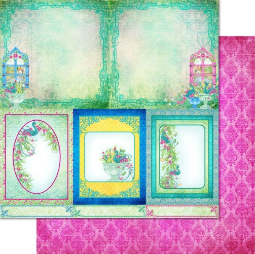 Heartfelt Creations Double-Sided Paper Pad 12"X12" 24/Pkg- Ornate Peacock Collection