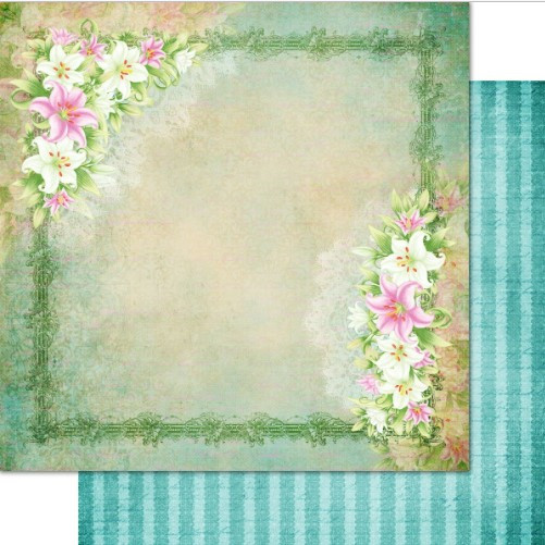 Heartfelt Creations 12 x 12 Paper Collection- Garden Lily