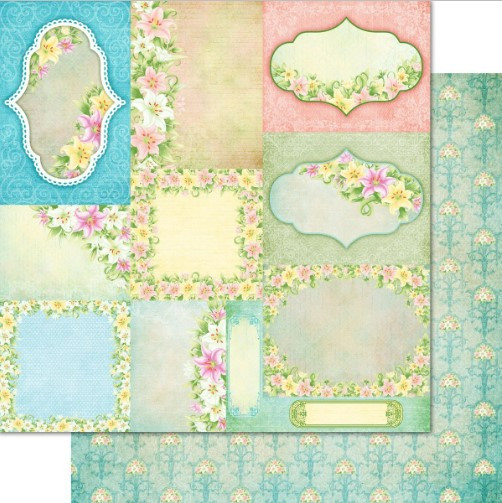 Heartfelt Creations 12 x 12 Paper Collection- Garden Lily
