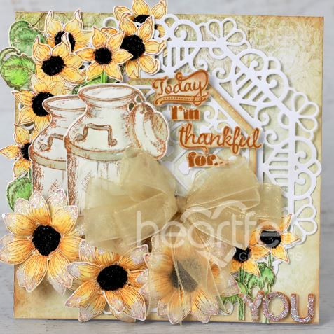 Heartfelt Creations Cling Rubber Stamp- Today's Quotes