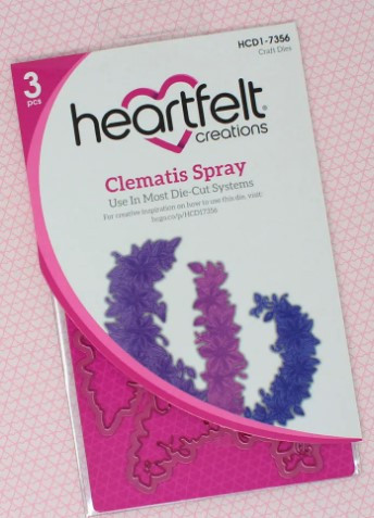 Heartfelt Creations Cut & Emboss Dies- Clematis Spray