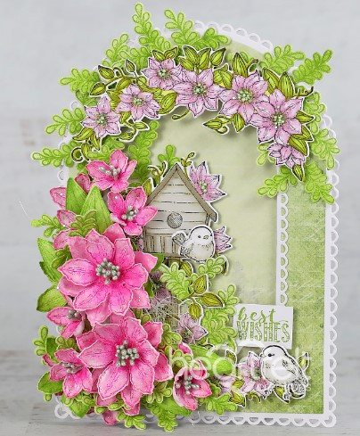 Heartfelt Creations Cut & Emboss Dies- Clematis Spray