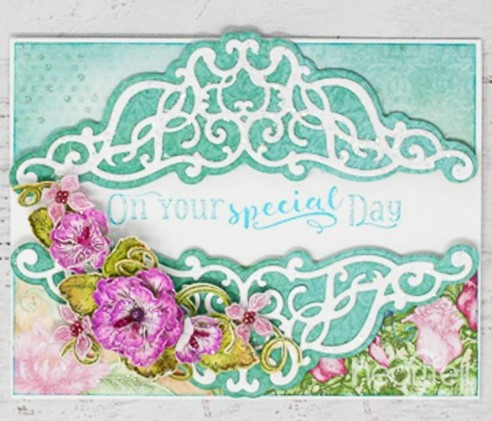 Heartfelt Creations Swirly Accent Spray Die- HCD1-7263
