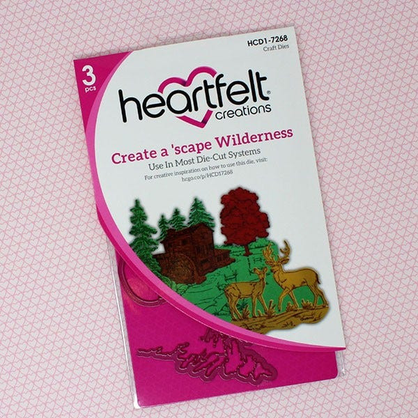 HEARTFELT CREATIONS - Wilderness Retreat - Create A Scape Wilderness Die Set