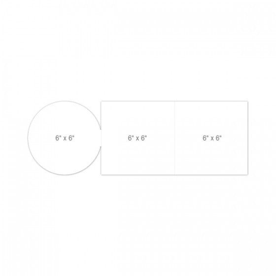 Heartfelt Creations 6X6 Swing Fold Card White HCCB1482