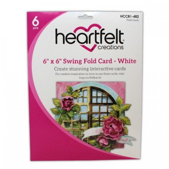 Heartfelt Creations 6X6 Swing Fold Card White HCCB1482