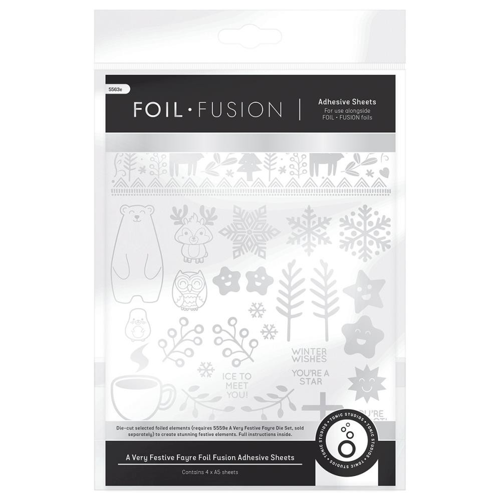 Tonic Studios- A Very Festive Fayre Foiled Fusion Adhesive Sheets