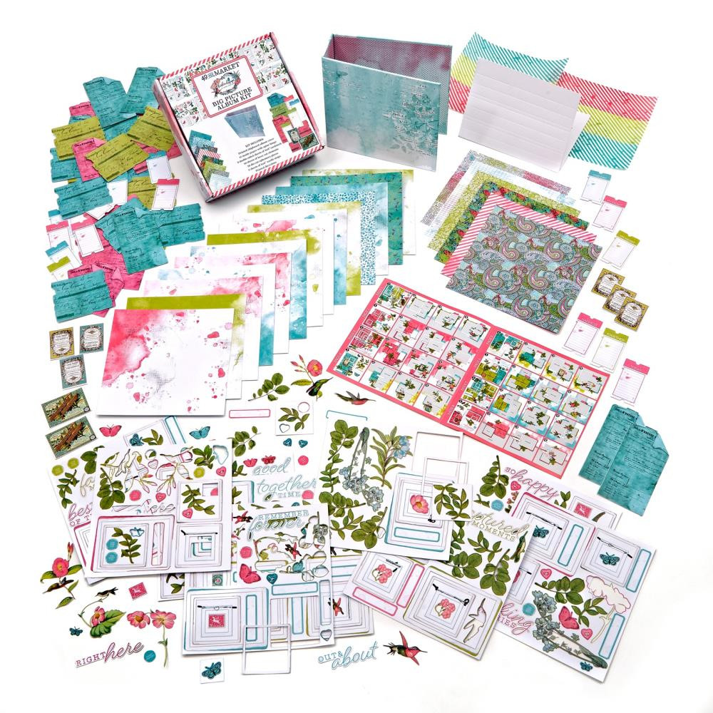 49 and Market Album Kit Kaleidoscope by Katie Pertiet