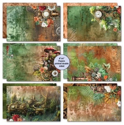 3Quarter Designs- Punk'ed Forest- 6x4 Card Pack