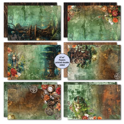 3Quarter Designs- Punk'ed Forest- 6x4 Card Pack