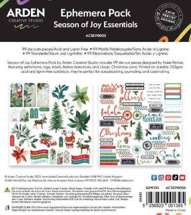 Arden Creative Studio- Ephemera Pack- Season of Joy