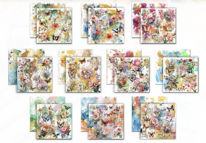 AALL & Create- Double-sided Design Papers- Canvas Play