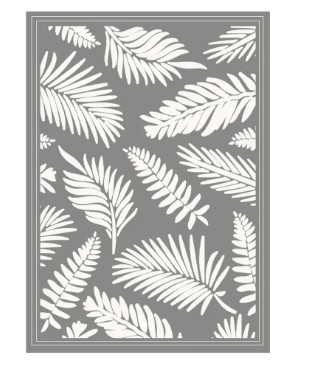 Couture Creations - Earthy Delights Palm Leaves Stencil
