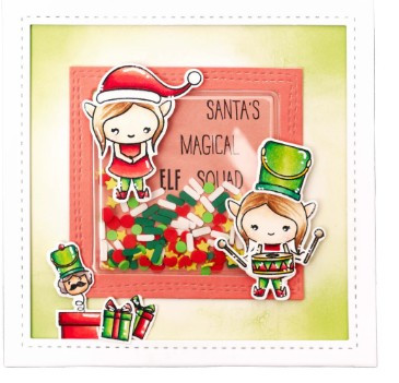 Studio Light- Essentials Collection- Mixed Shaker Elements- Stars & Elements