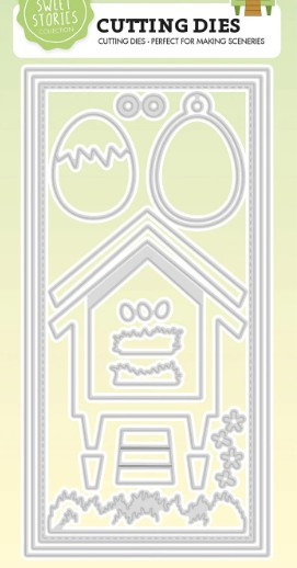Studio Light Cutting Die Henhouse Sweet Stories 17 PC nr.207
