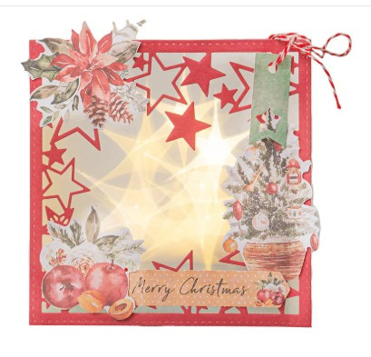 Studio Light- Christmas Craft Twine Essentials 85x141x10mm 4 PC nr.02