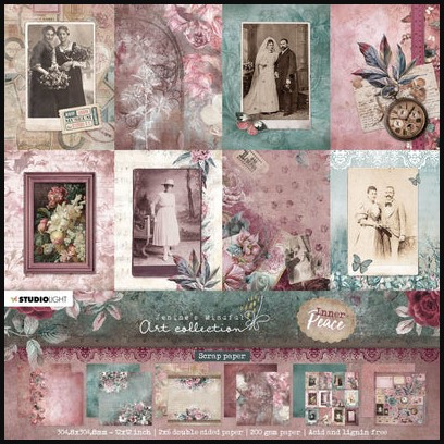 Studio Light Jenine's Mindful Art Collection- Inner Peace- 12x12 Scrap Paper