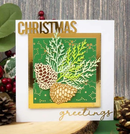 Hunkydory Moonstone Dies - Festive Overlay Sentiments