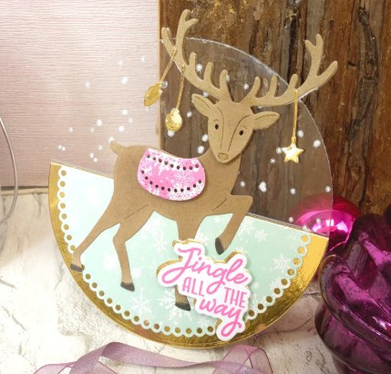 Hunkydory Moonstone Dies - Winter Reindeer