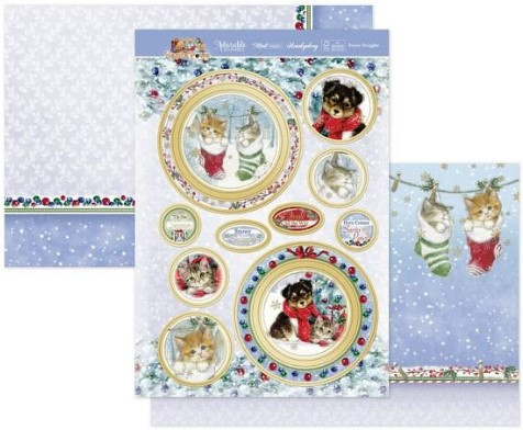 Hunkydory Crafts Santa Paws Luxury Topper Collection SANTAPAWS101