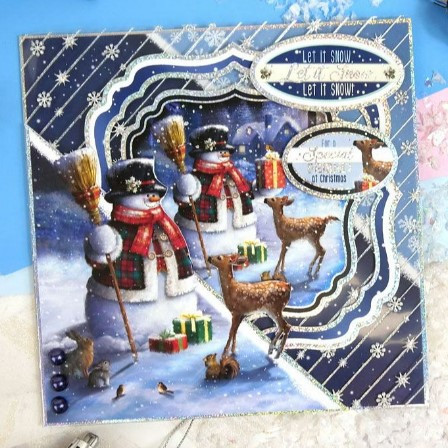 Hunkydory Crafts Frosty & Friends A4 Deluxe Craft Pad