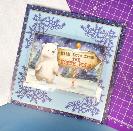 Hunkydory Moonstone Dies - Snowflake Swirl Frame
