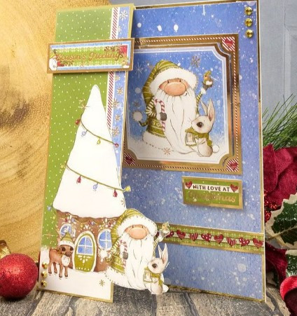 Hunkydory Crafts A4 Deluxe Craft Pad - Gnome for Christmas