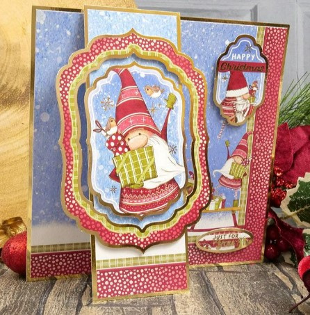 Hunkydory Crafts A4 Deluxe Craft Pad - Gnome for Christmas